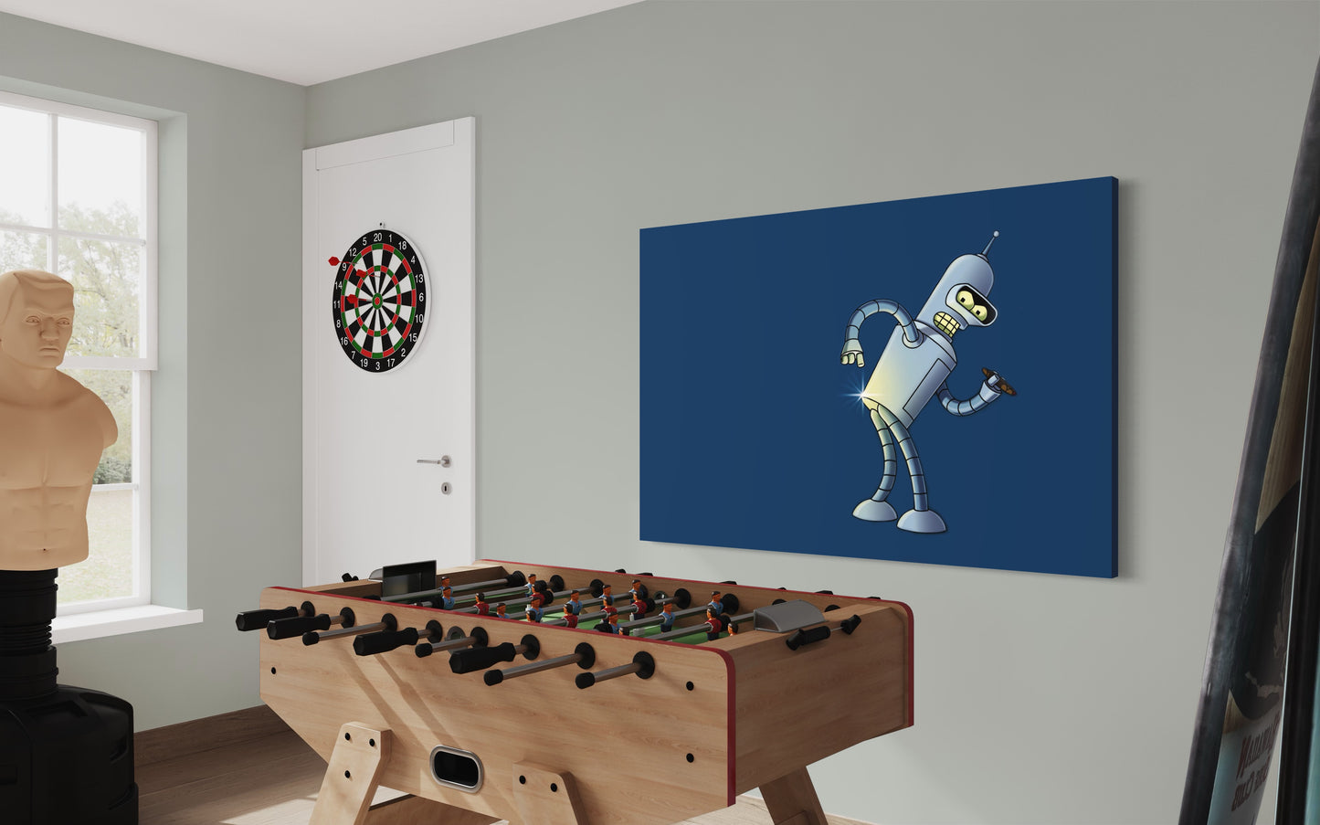 Cuadro decorativo canvas Bender 001