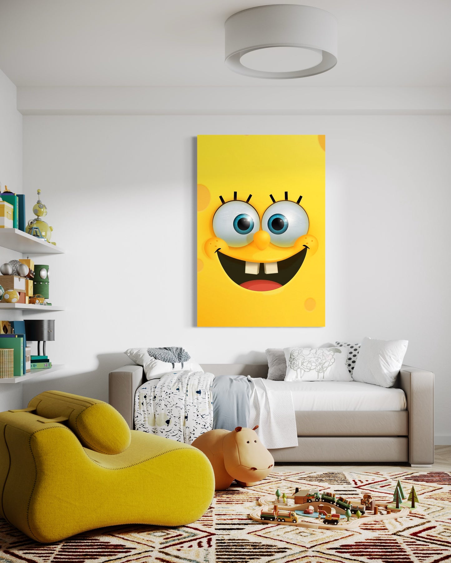 Cuadro decorativo canvas Bob Esponja 002