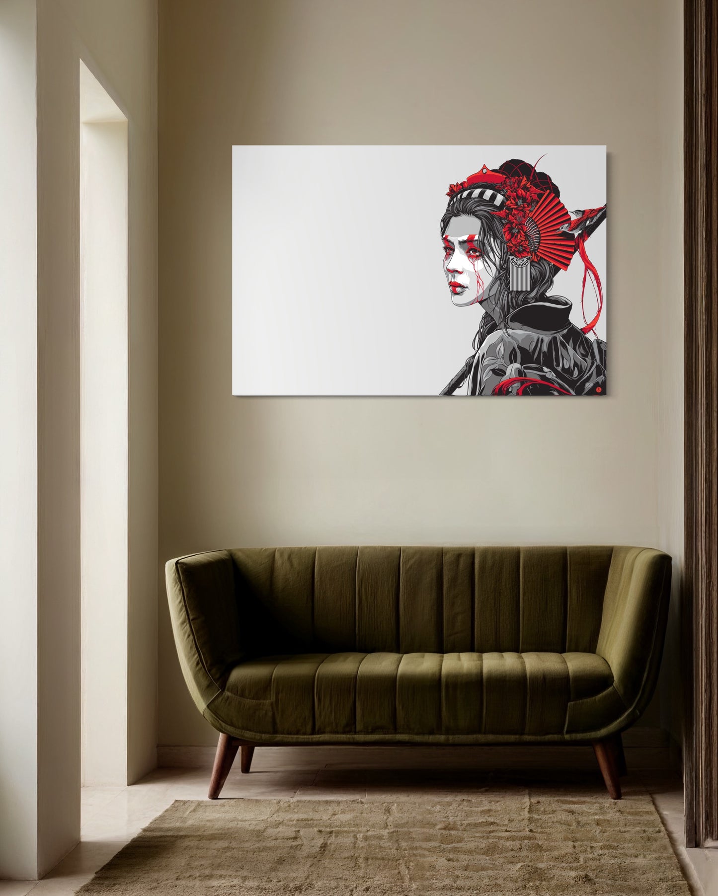 Cuadro decorativo canvas Mujer 022