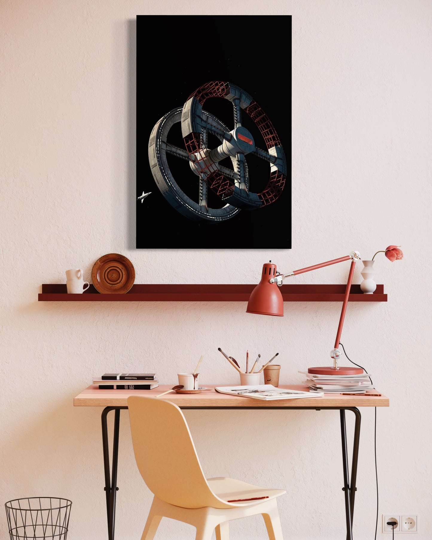 Cuadro decorativo canvas Odisea Espacial 001