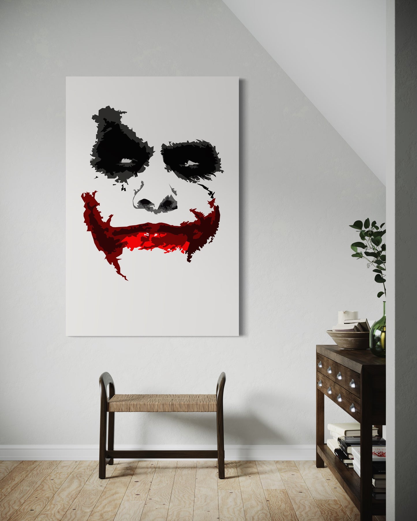 Cuadro decorativo canvas Joker 008