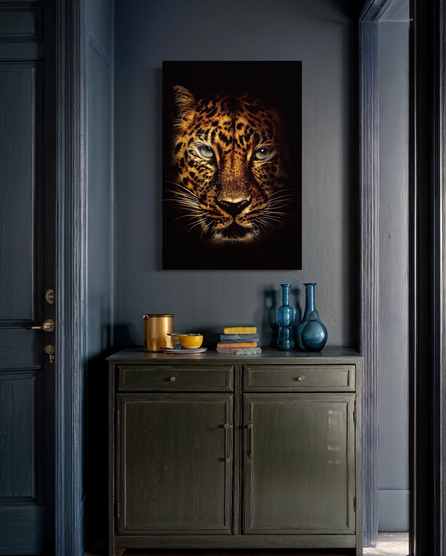 Cuadro decorativo canvas Jaguar 003