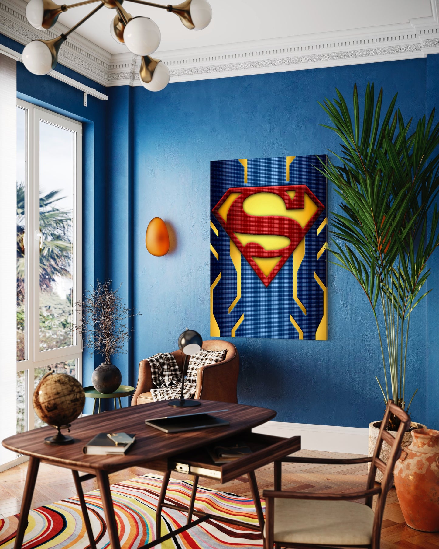 Cuadro decorativo canvas Superman 001