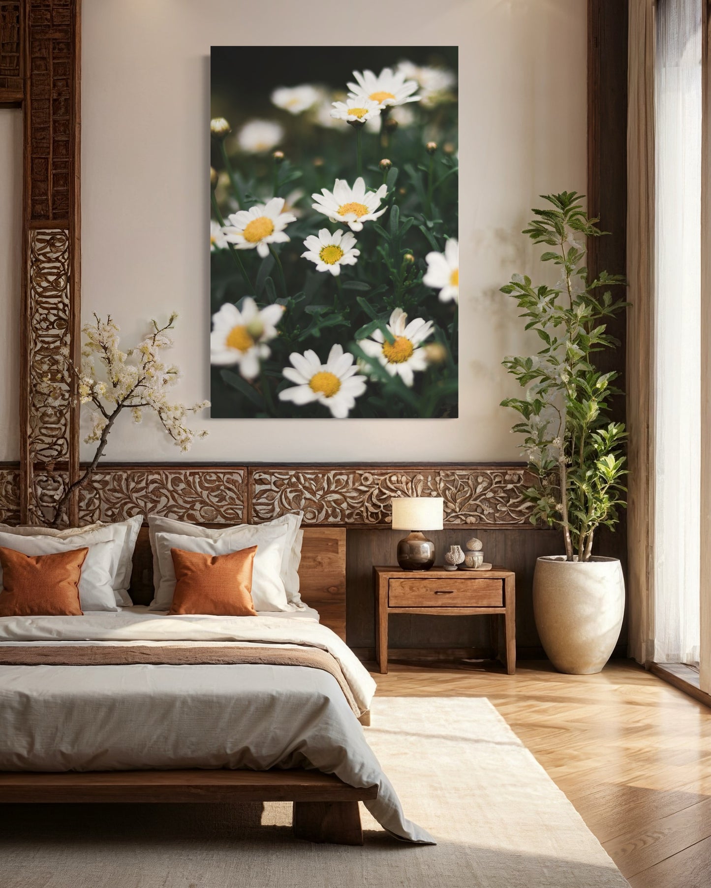 Cuadro decorativo canvas Flores 004