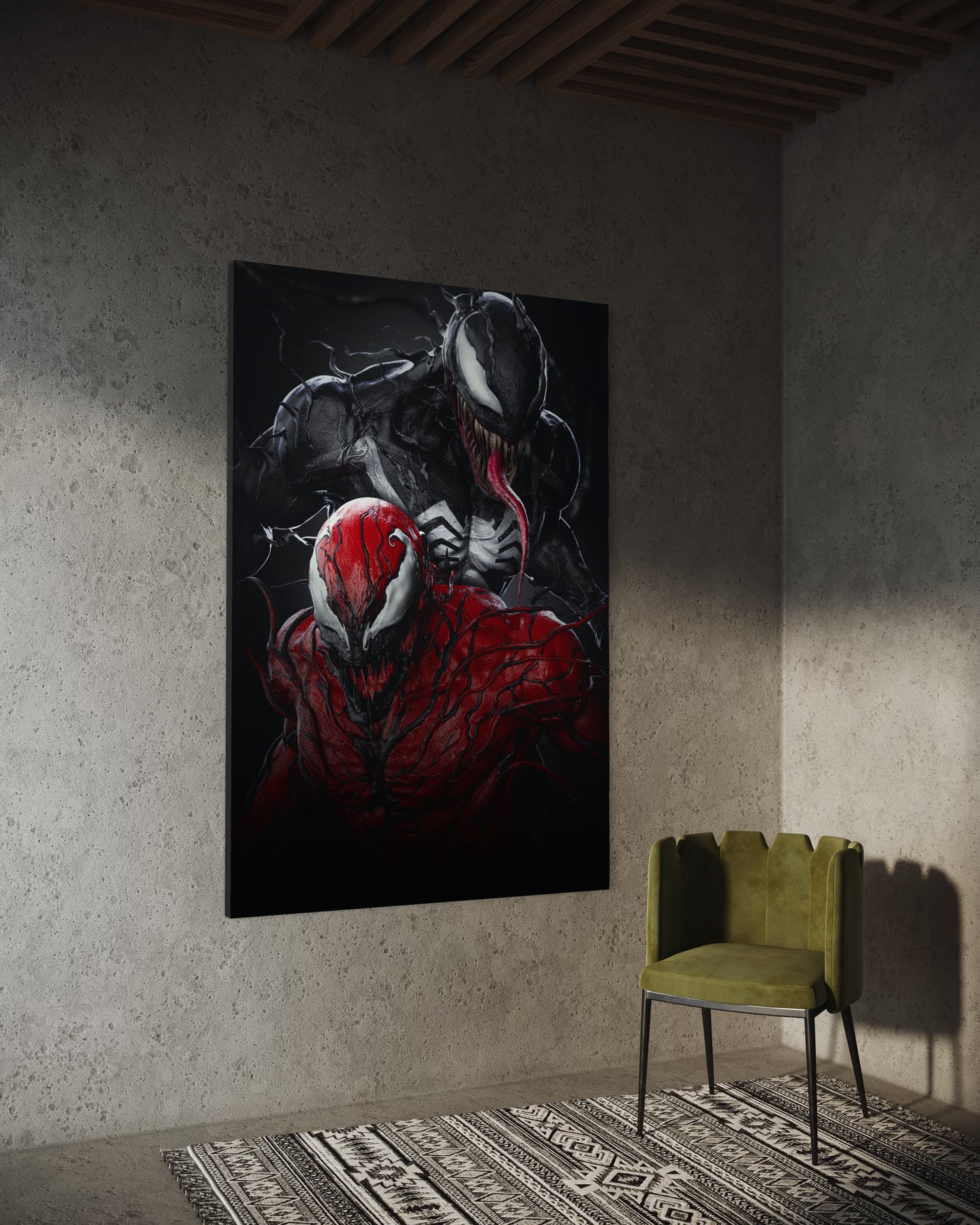 Cuadro decorativo canvas Venom & Carnage