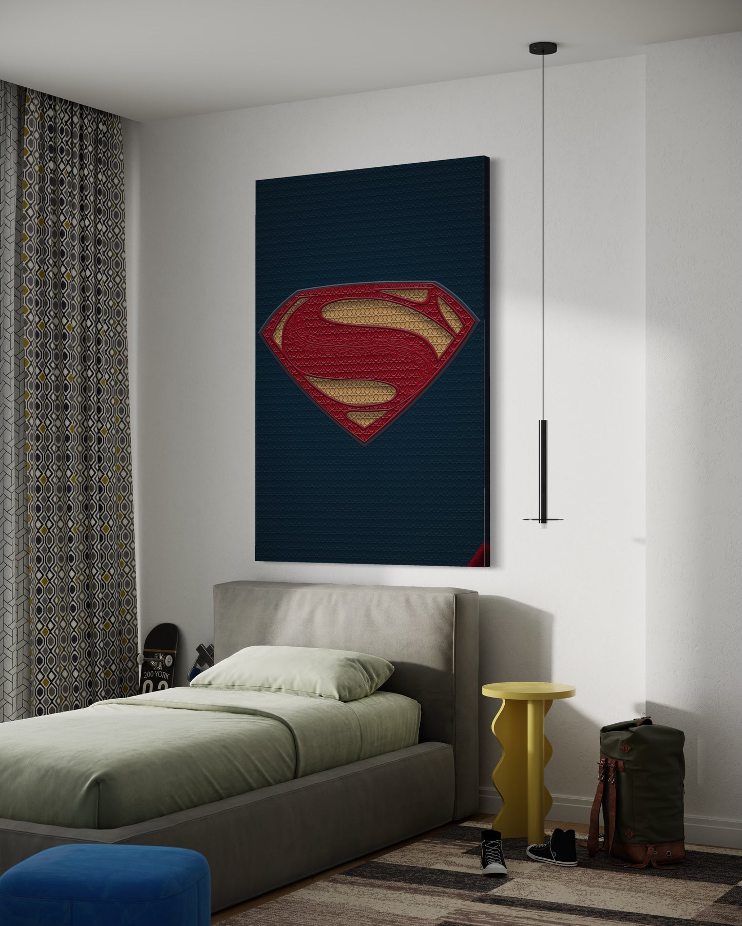 Cuadro decorativo canvas Superman 002