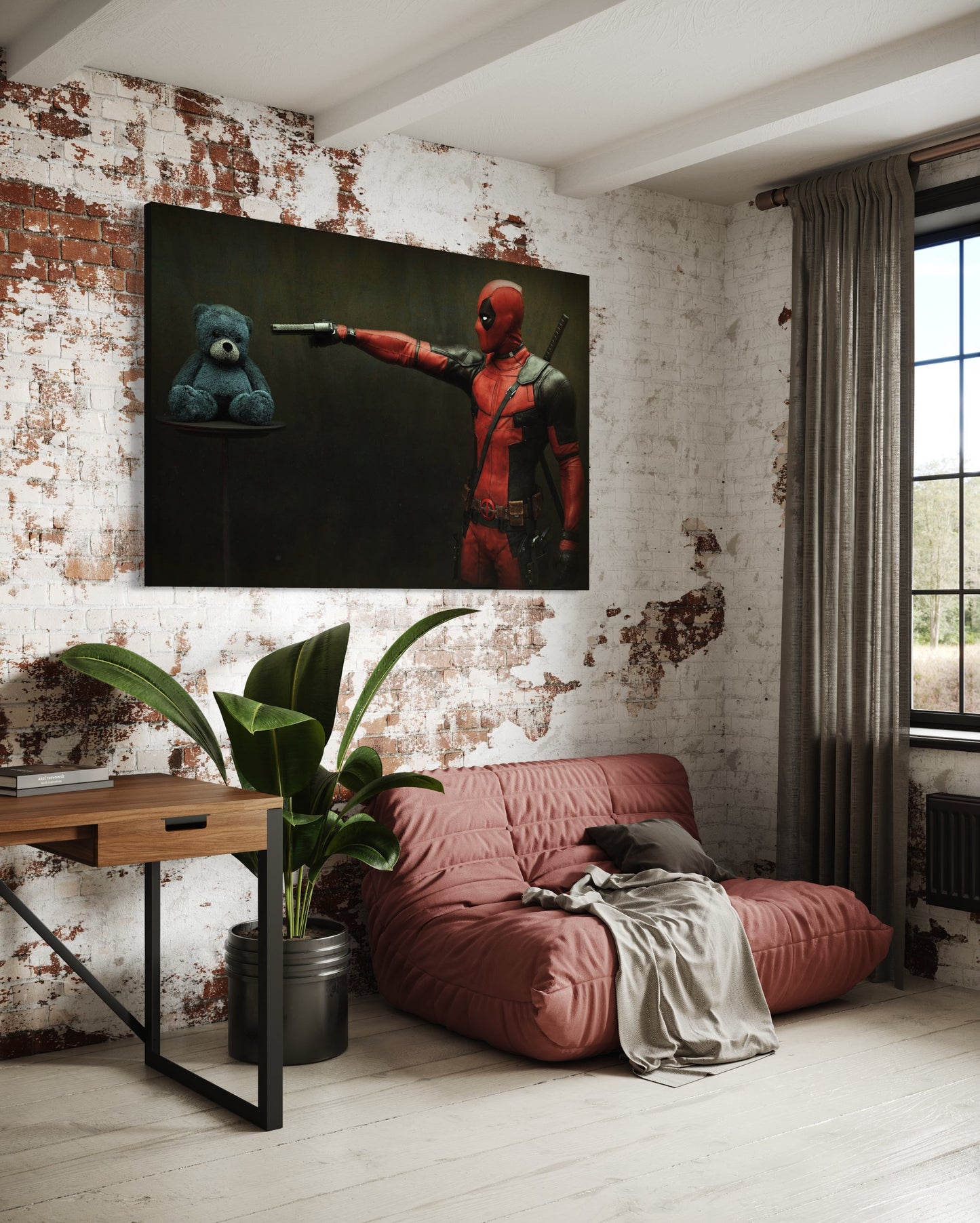 Cuadro decorativo canvas Deadpool 004