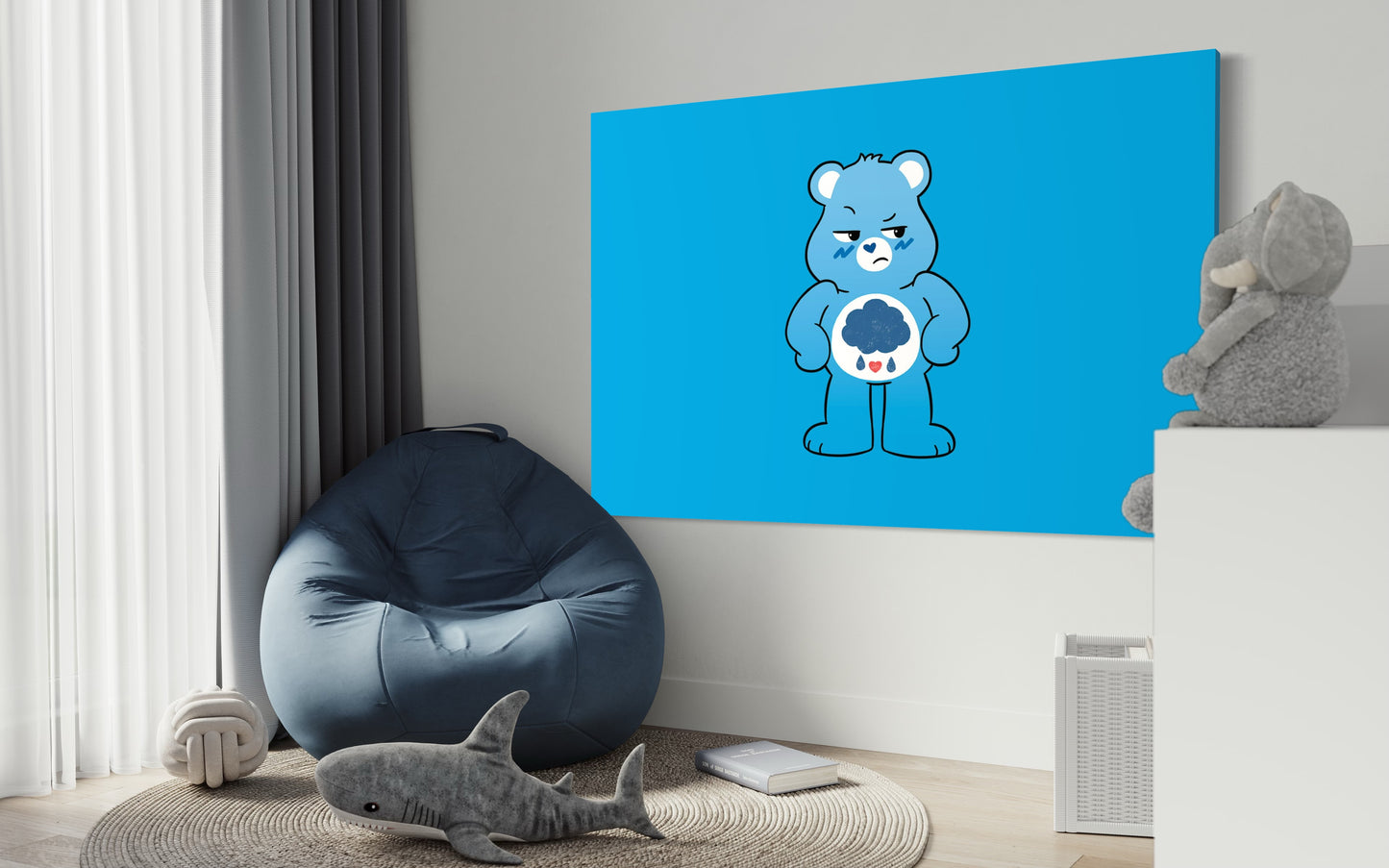 Cuadro decorativo canvas Osito Cariñosito 001