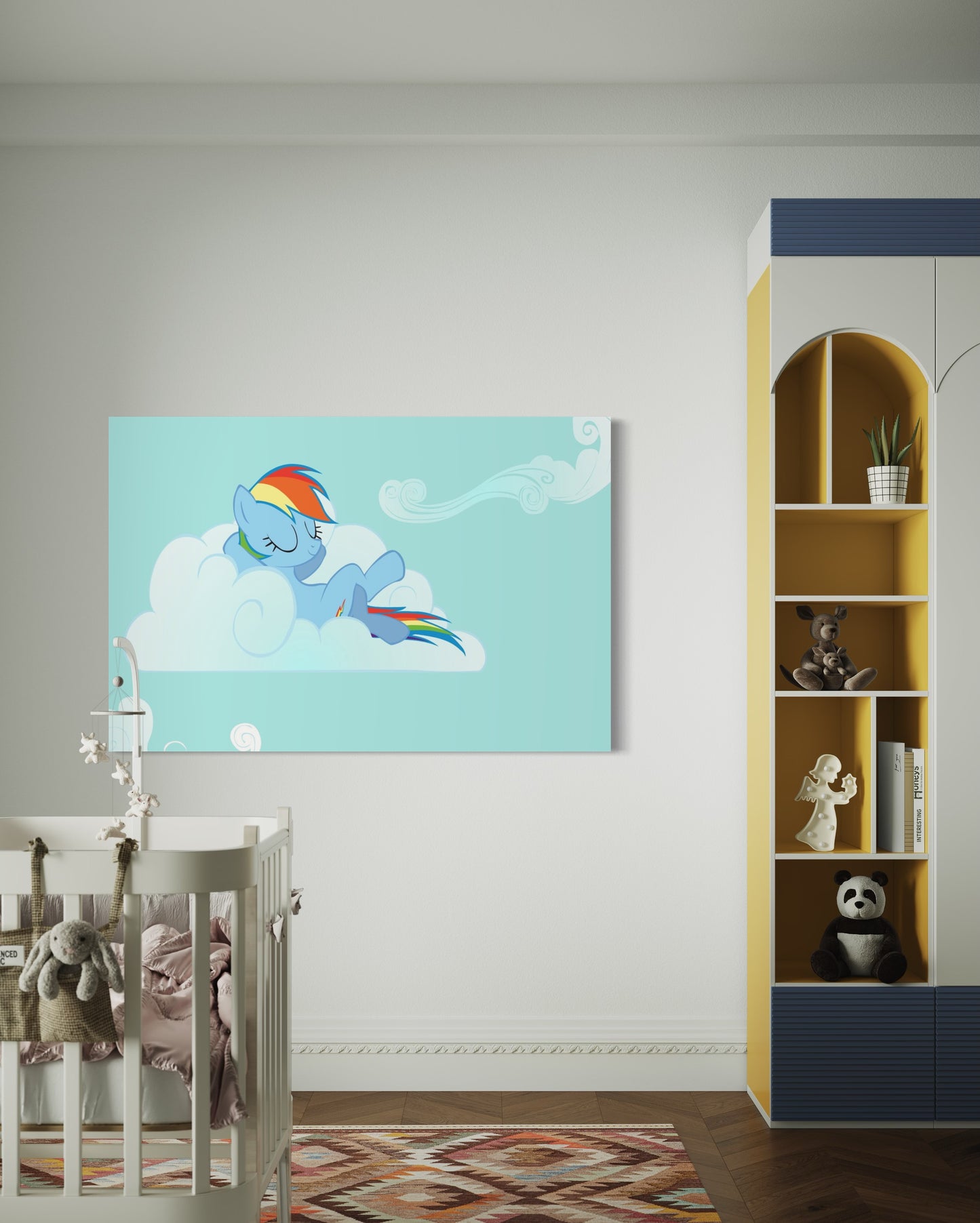 Cuadro decorativo canvas Mi pequeño pony 001