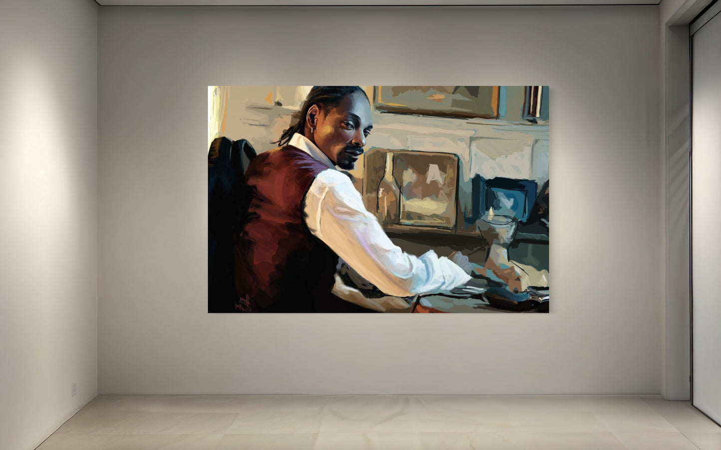 Cuadro decorativo canvas Snoop Dogg 001