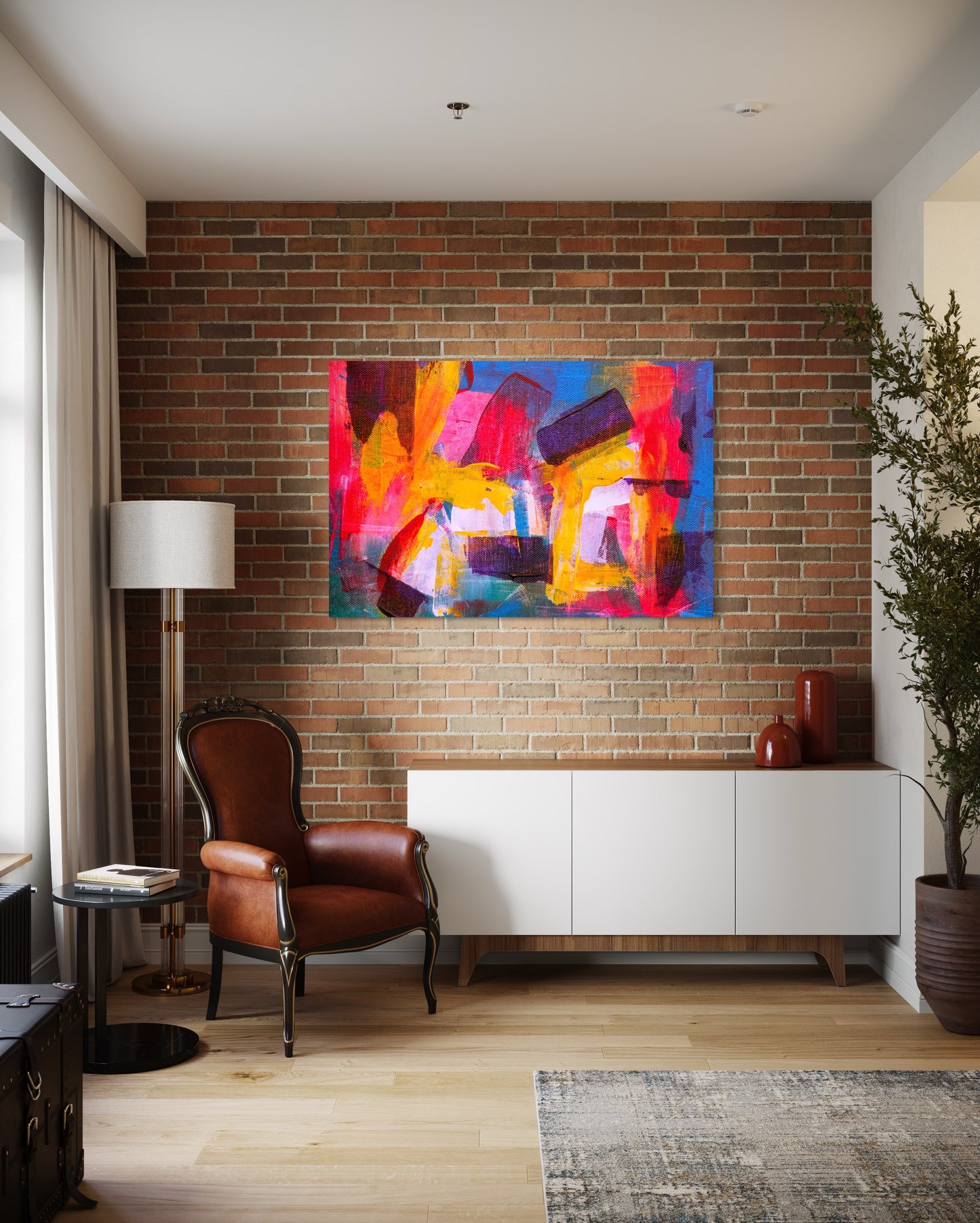Cuadro decorativo canvas Arte abstracto 027