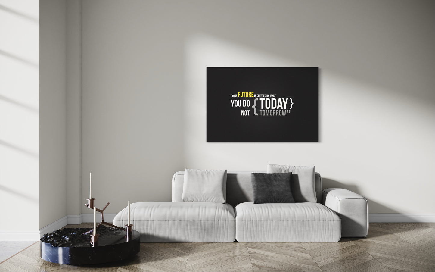 Cuadro decorativo canvas Your future