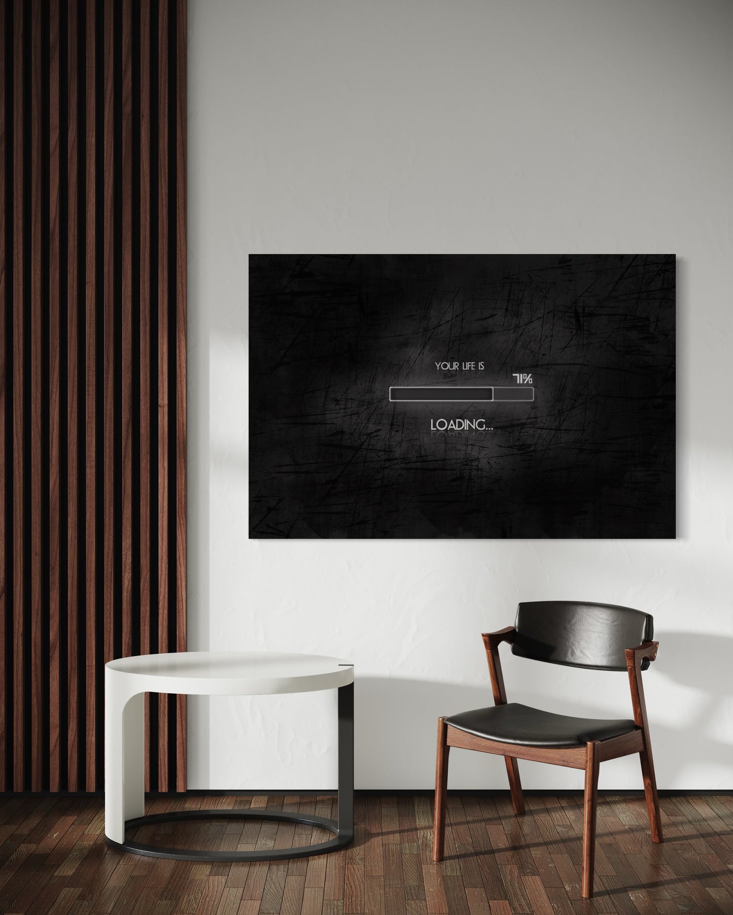 Cuadro decorativo canvas Your life is loading