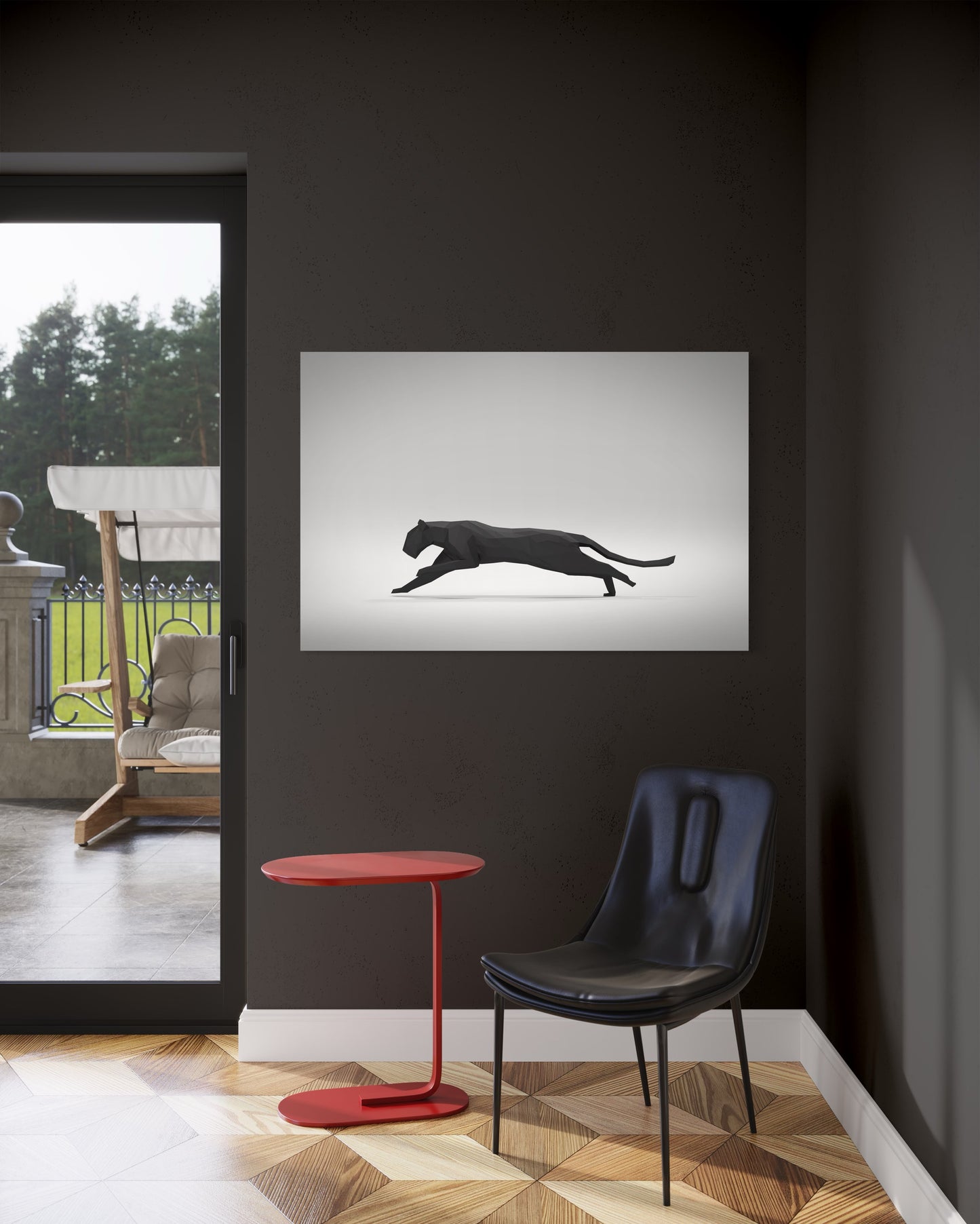 Cuadro decorativo canvas Pantera 002
