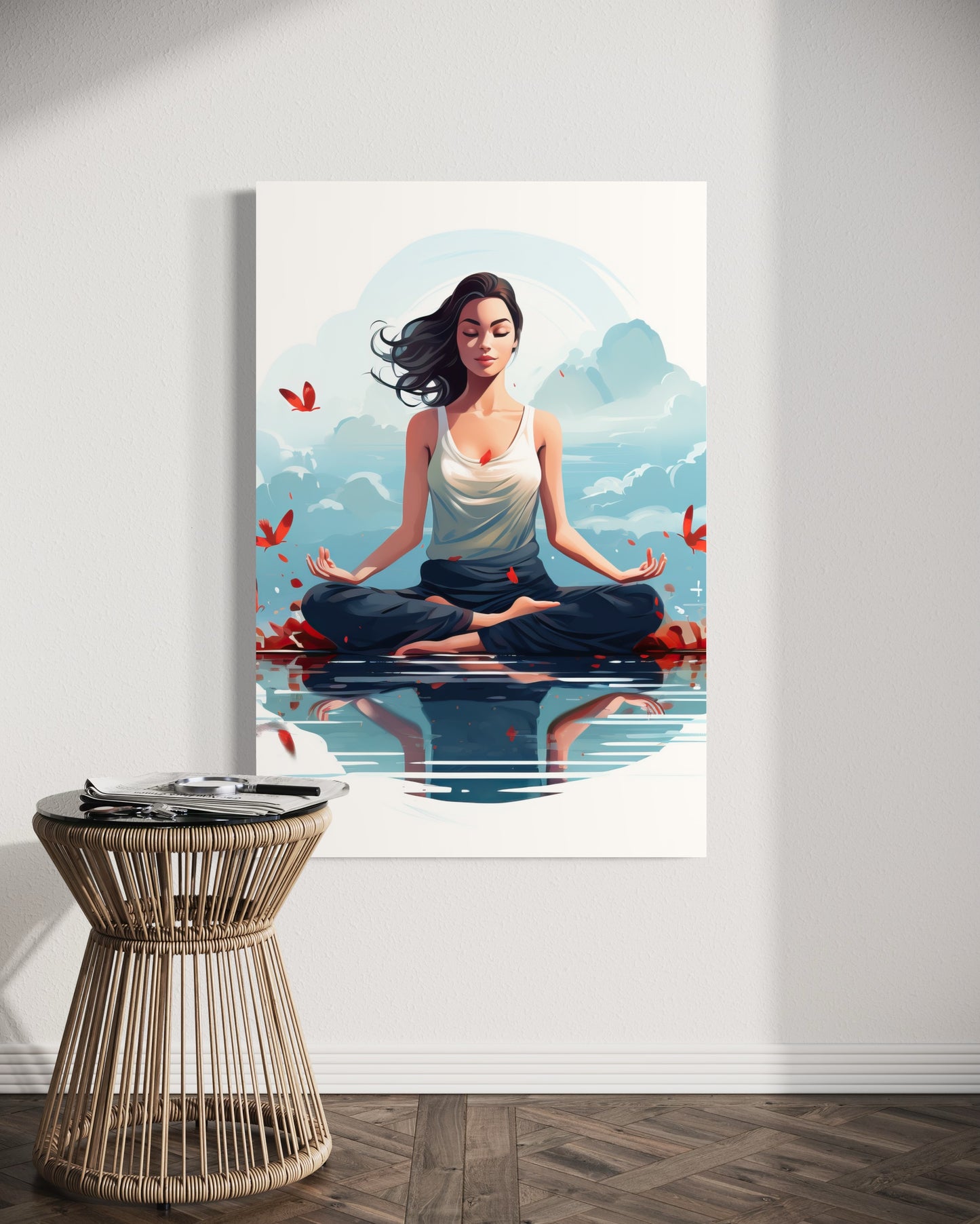 Cuadro decorativo canvas Meditación 004