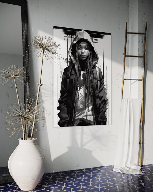 Cuadro decorativo canvas Mujer 027