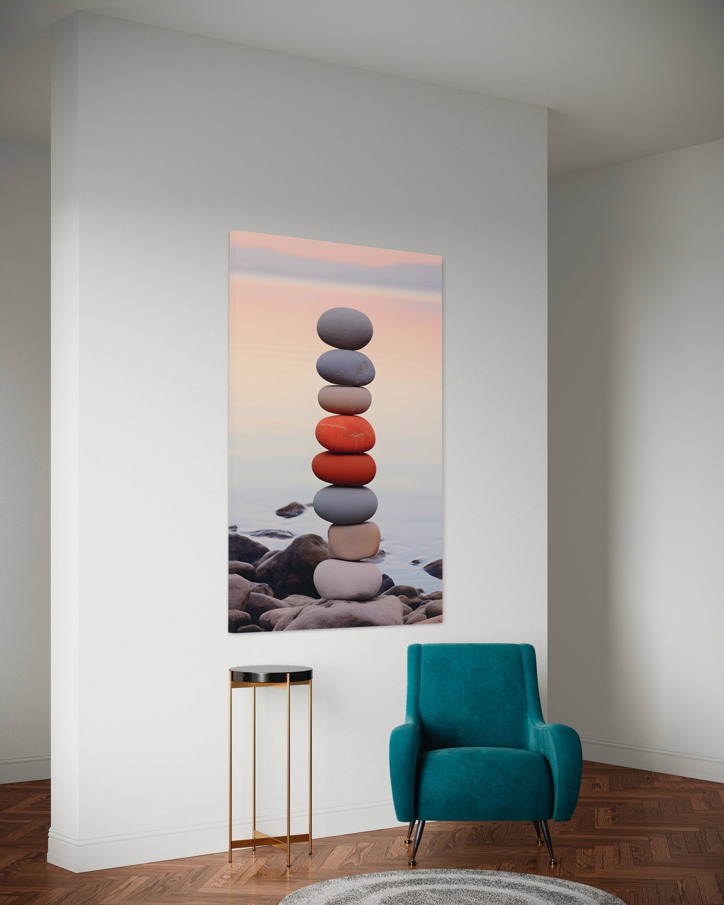 Cuadro decorativo canvas Piedras 002
