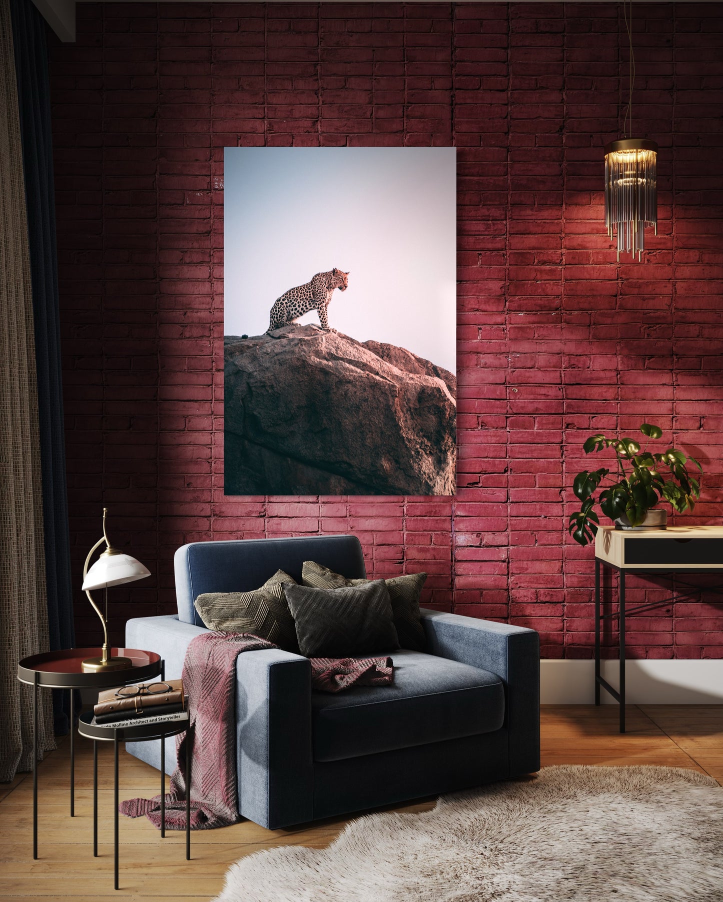 Cuadro decorativo canvas Jaguar 004