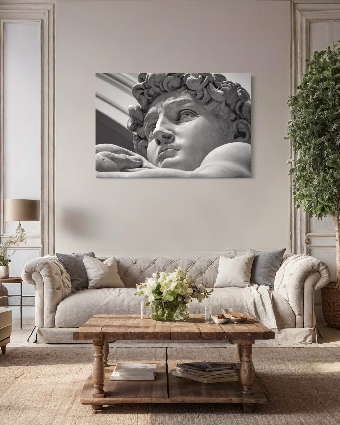 Cuadro decorativo canvas El David 005