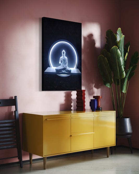 Cuadro decorativo canvas Buda 016