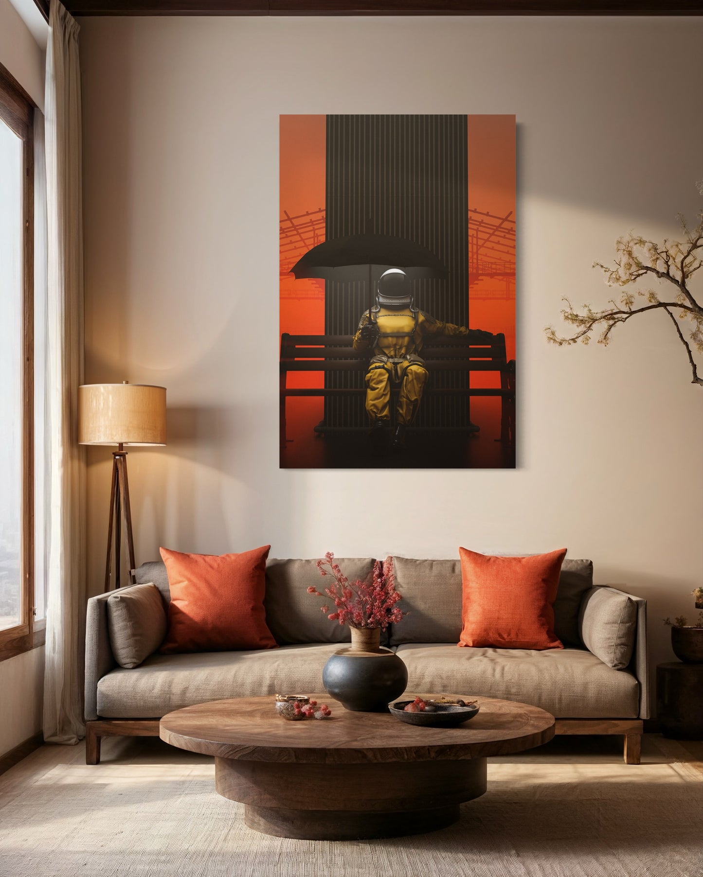 Cuadro decorativo canvas Astronauta 009