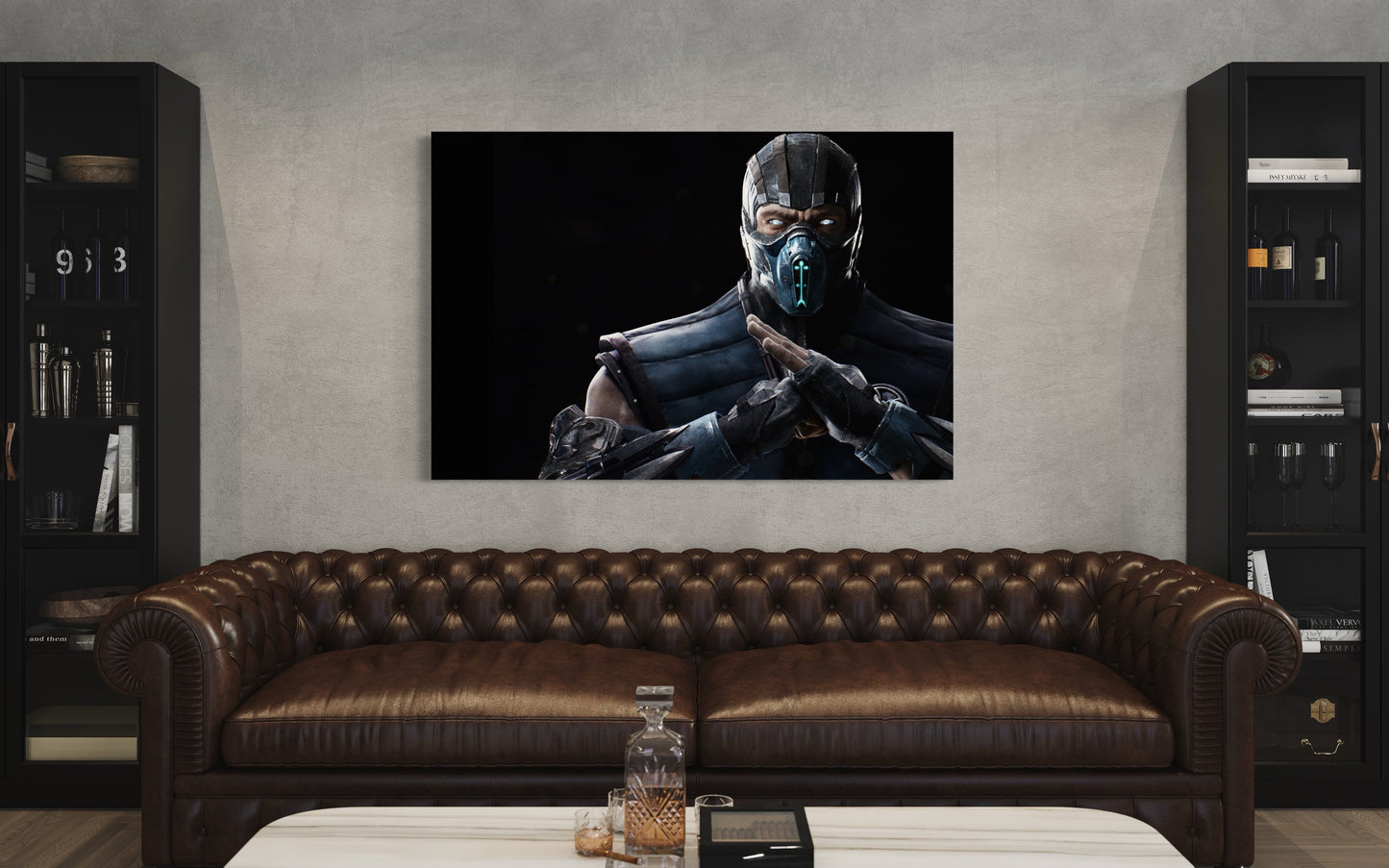 Cuadro decorativo canvas Mortal Kombat - Sub Zero