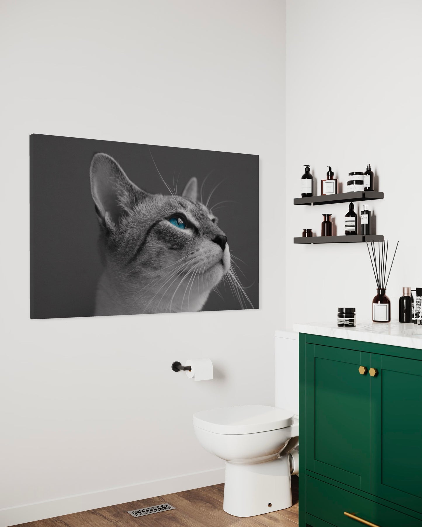 Cuadro decorativo canvas Gato 006