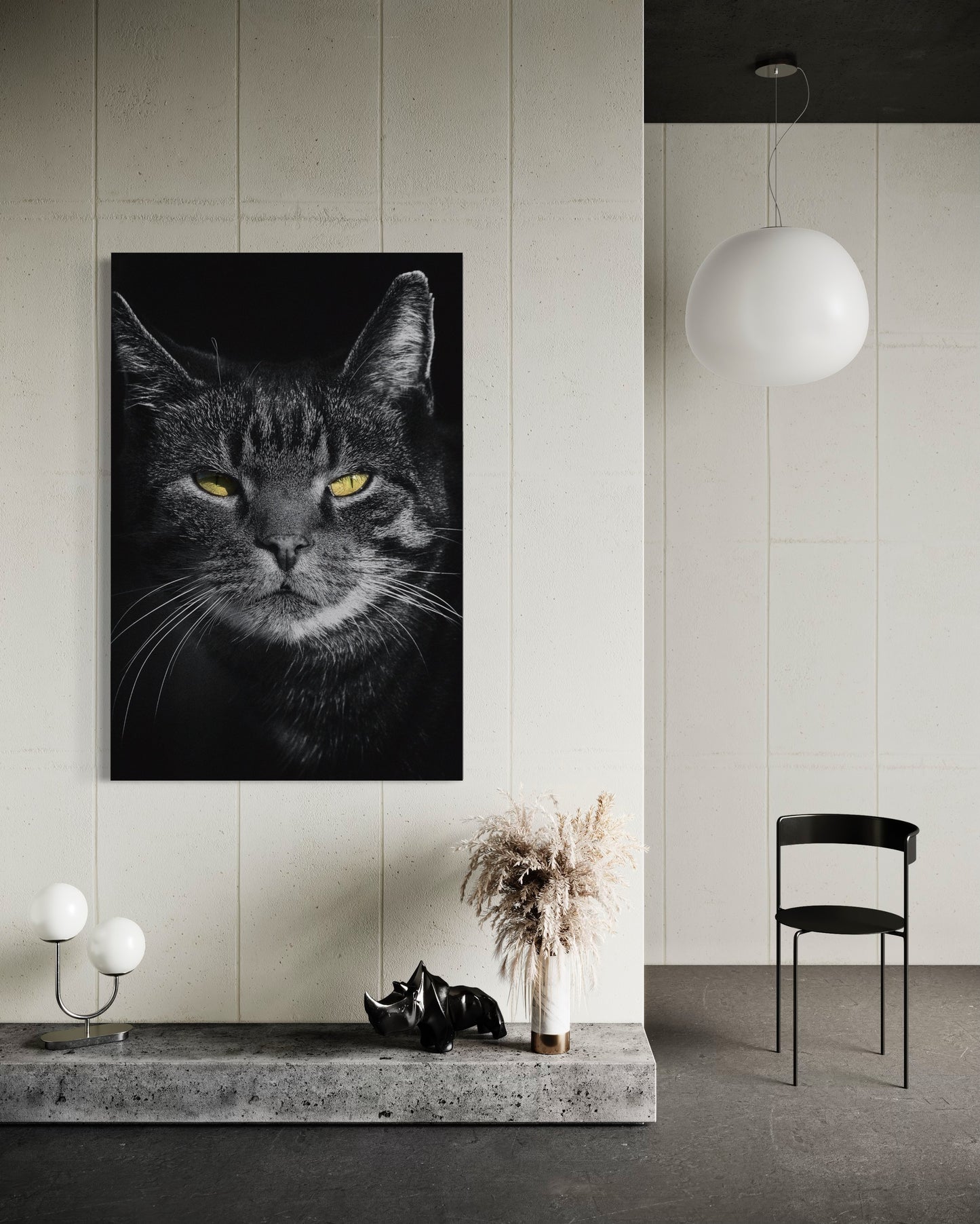 Cuadro decorativo canvas Gato 005
