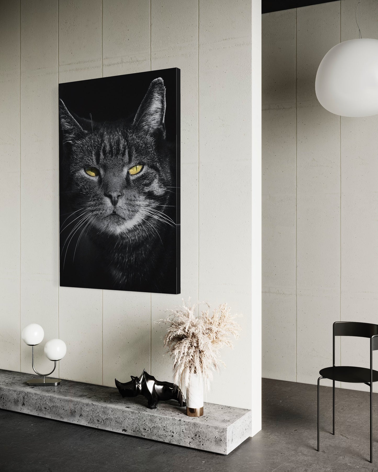 Cuadro decorativo canvas Gato 005