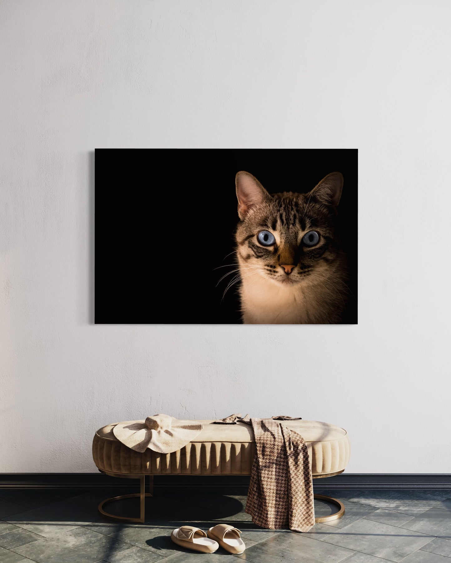 Cuadro decorativo canvas Gato 004