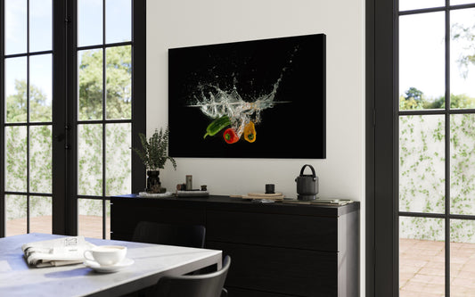 Cuadro decorativo canvas Chiles 001