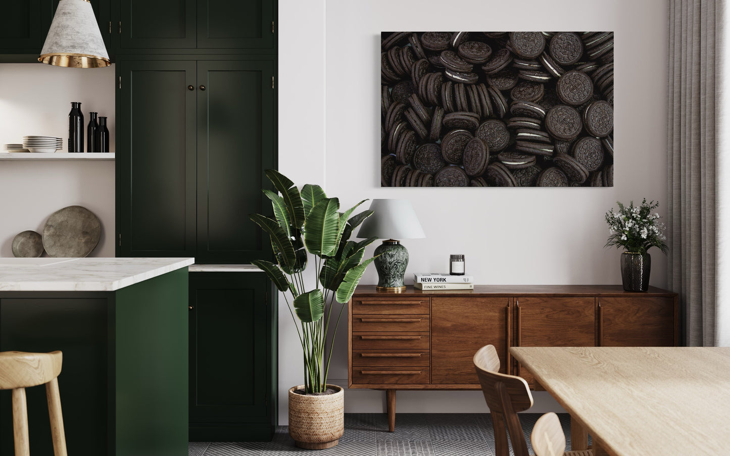 Cuadro decorativo canvas Oreos 001