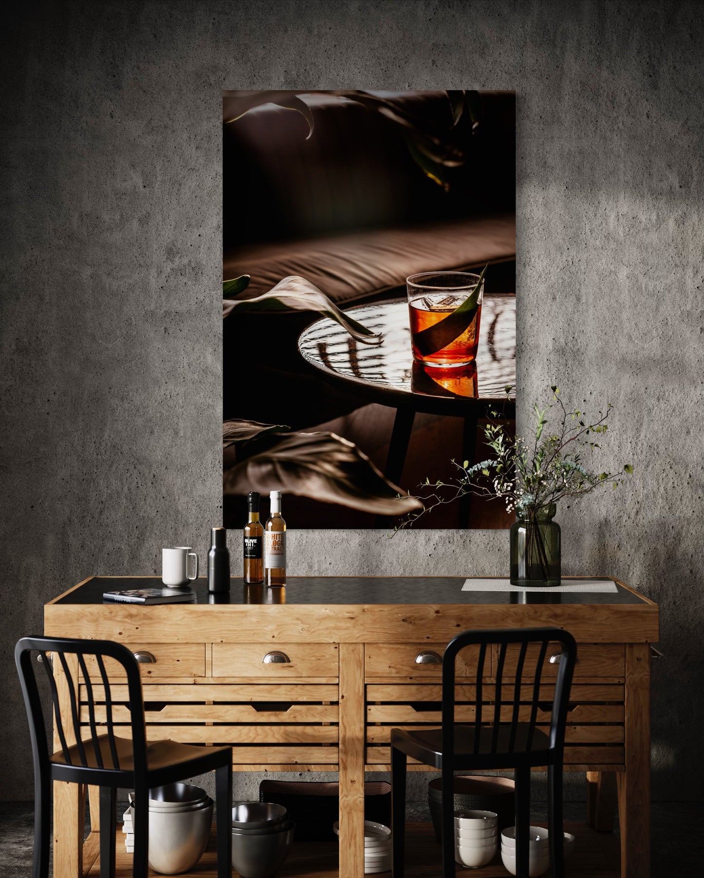 Cuadro decorativo canvas Whiskey 001