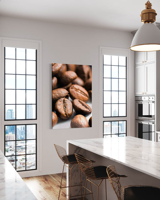 Cuadro decorativo canvas Granos de café 001