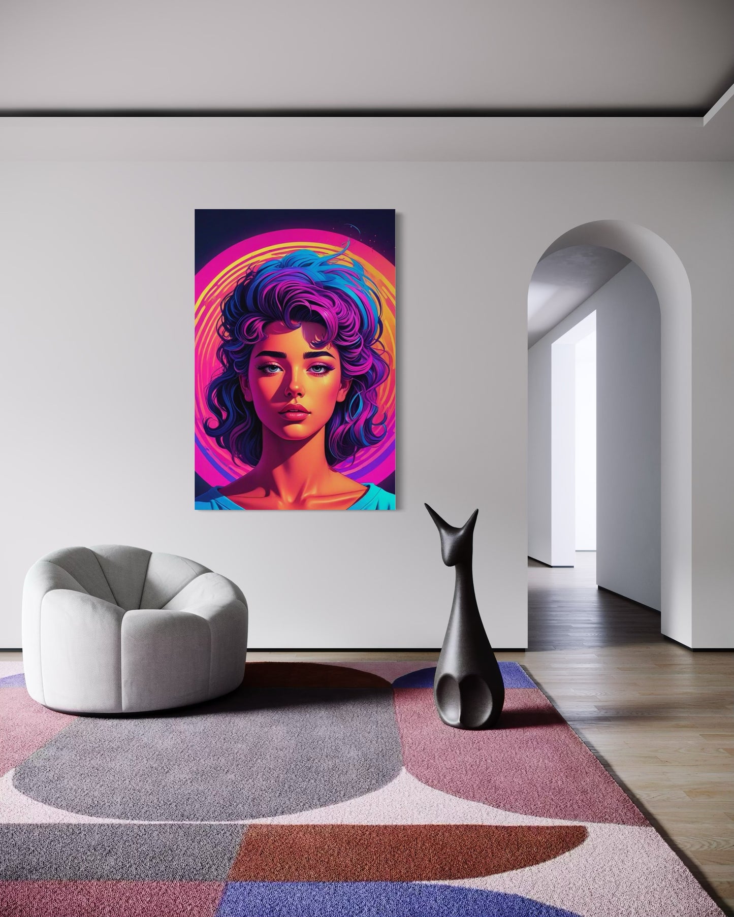 Cuadro decorativo canvas Mujer 032