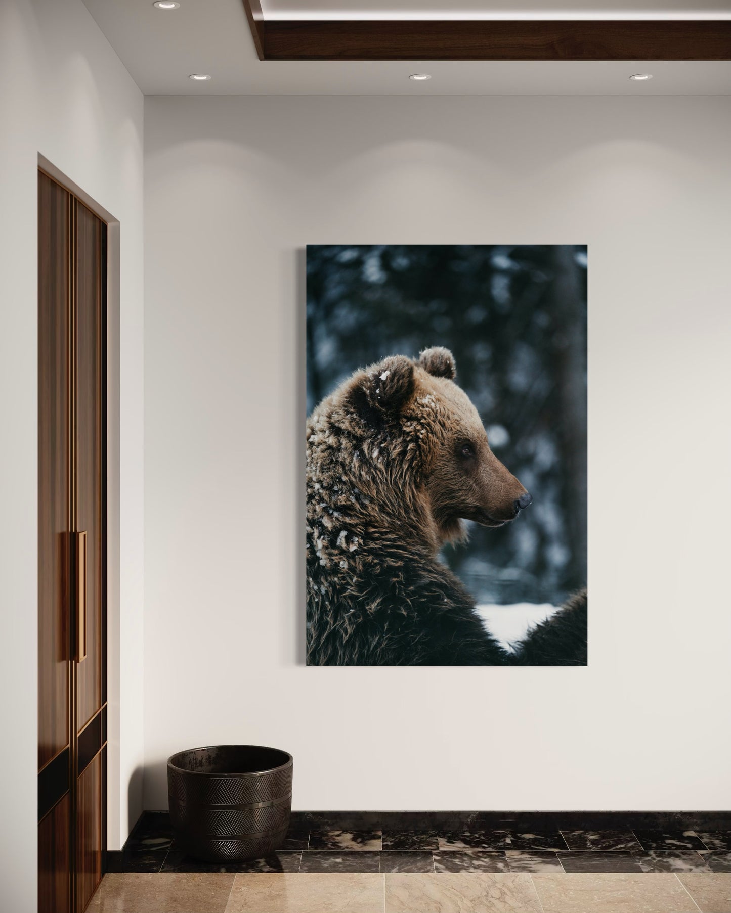 Cuadro decorativo canvas Oso 002
