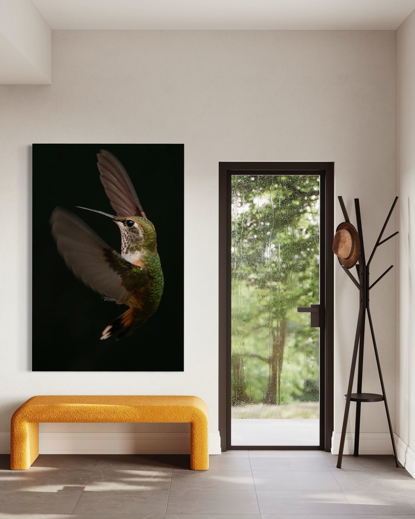 Cuadro decorativo canvas Colibrí 004