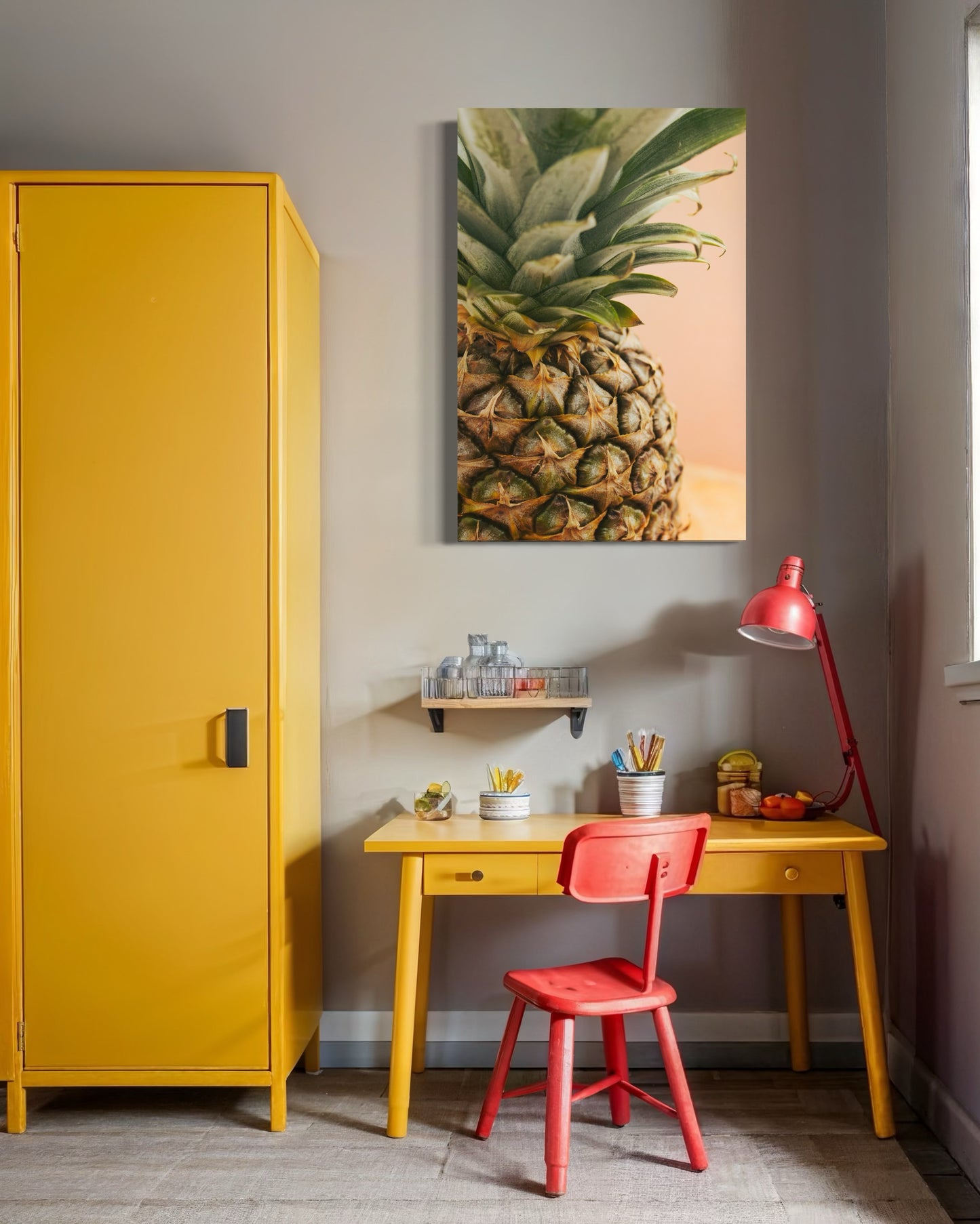 Cuadro decorativo canvas Piña 001