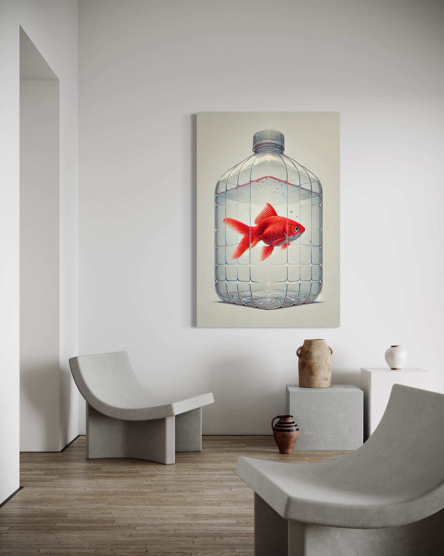 Cuadro decorativo canvas Betta 002