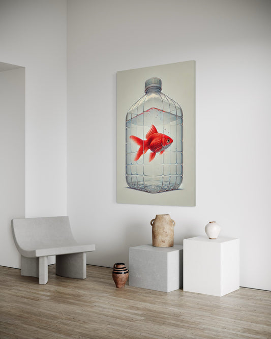 Cuadro decorativo canvas Pez