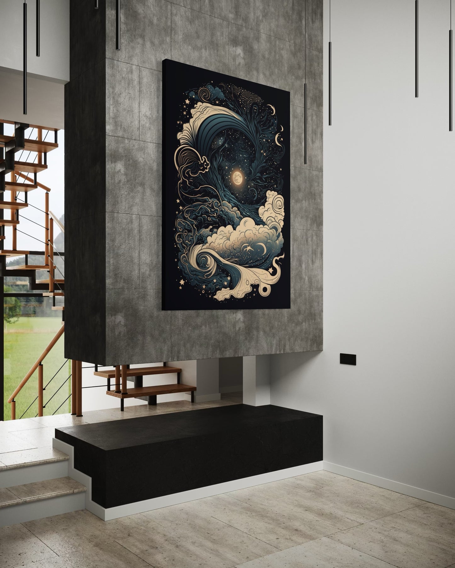 Cuadro decorativo canvas Arte abstracto 029