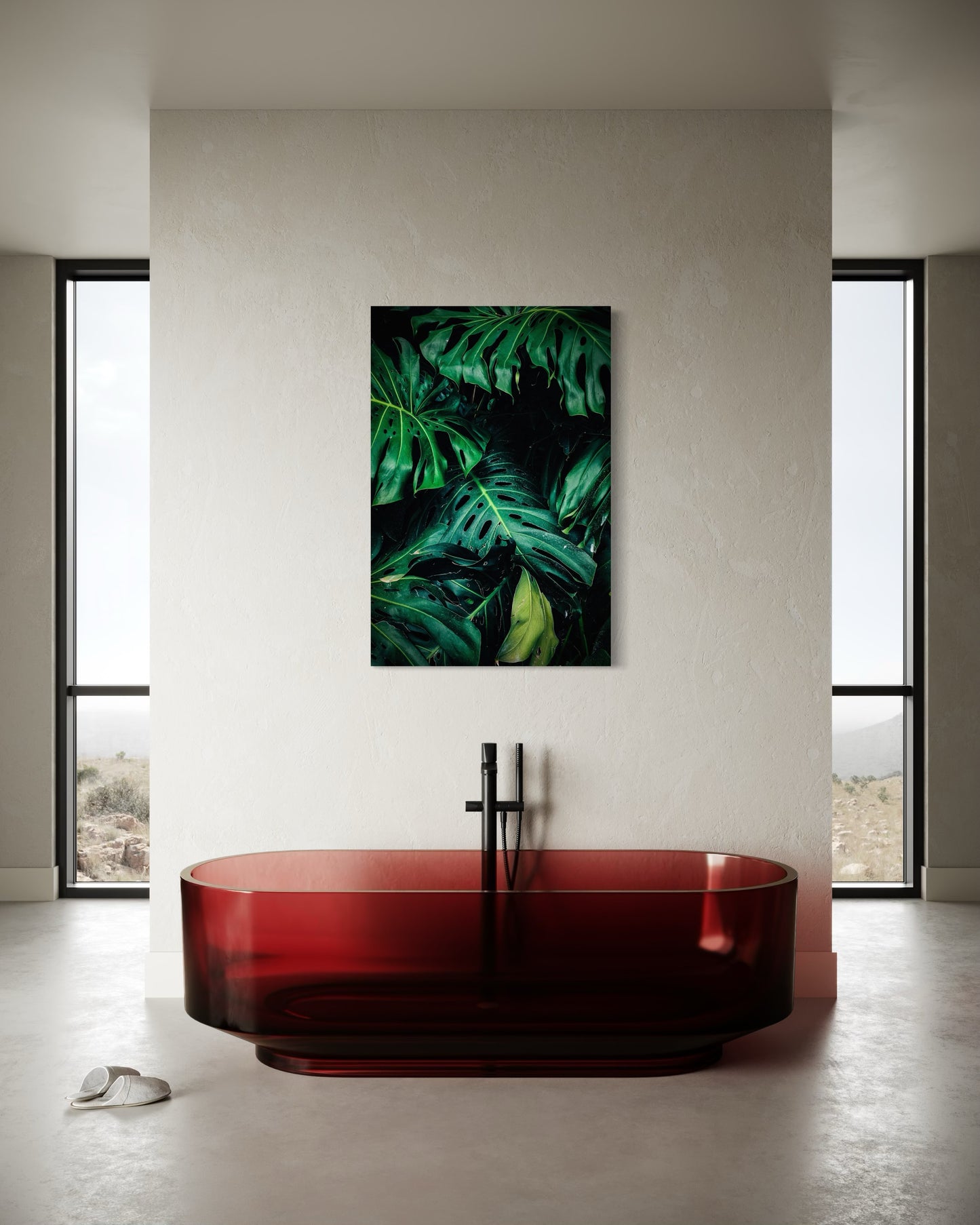 Cuadro decorativo canvas Hojas 003