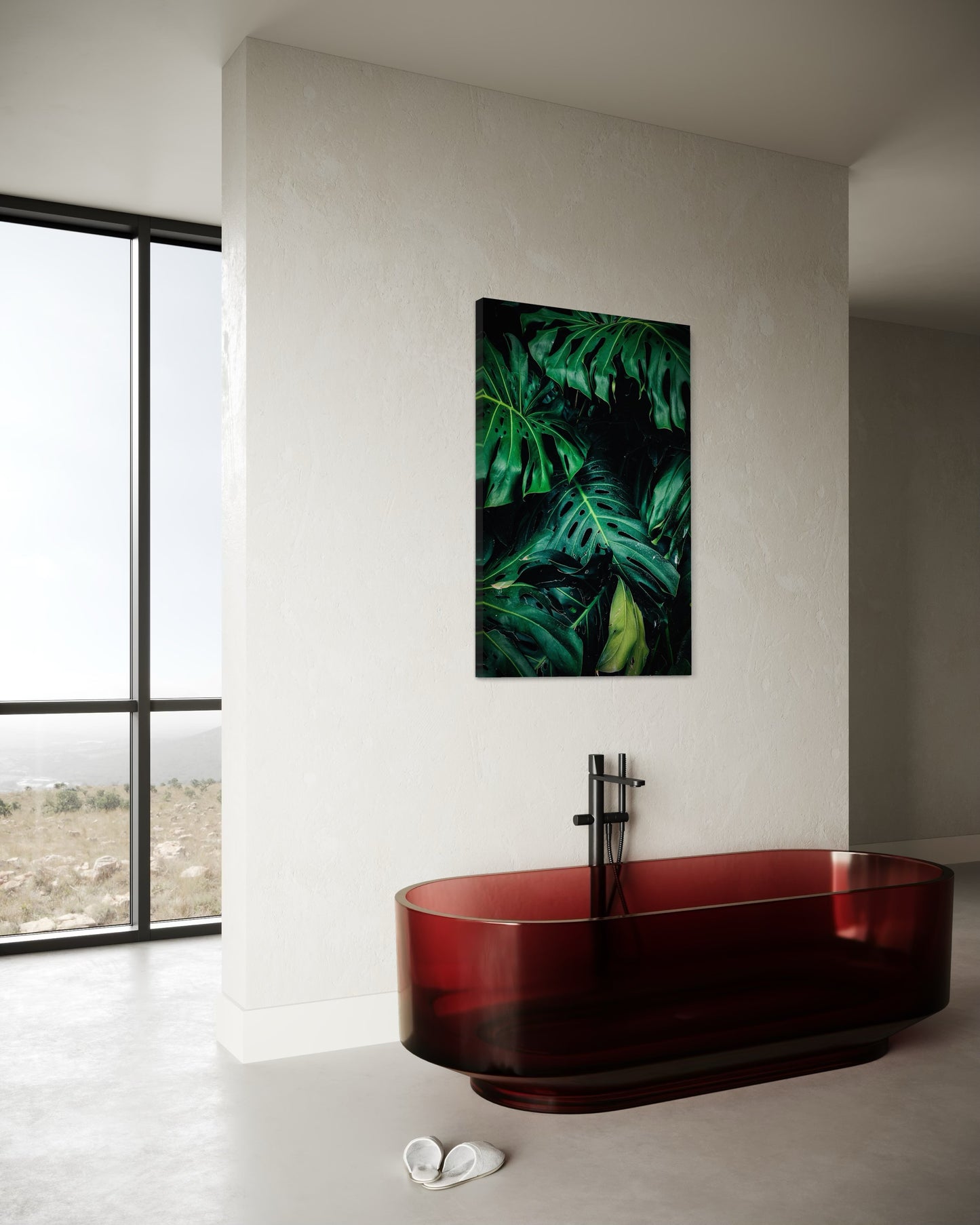 Cuadro decorativo canvas Hojas 003