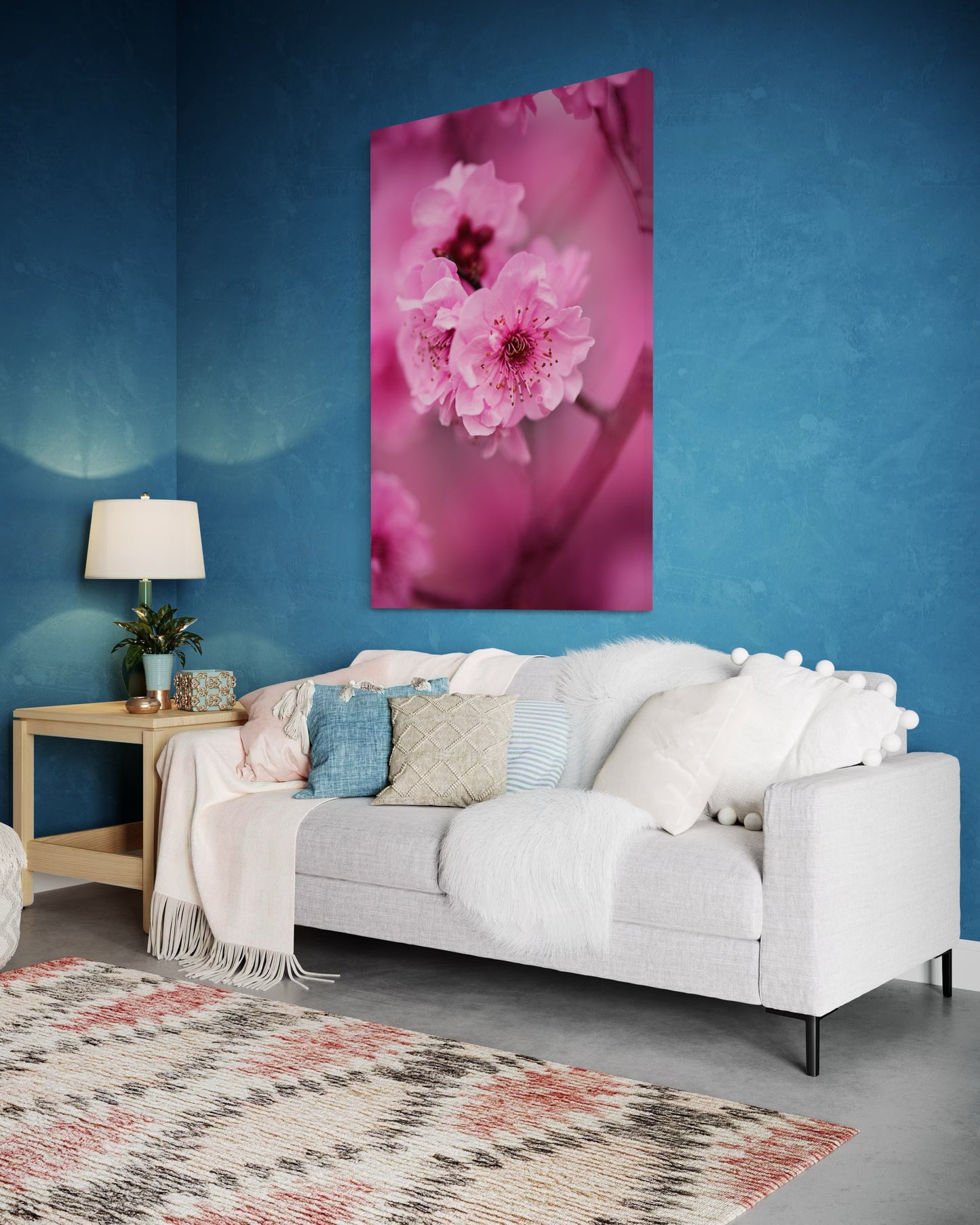 Cuadro decorativo canvas Flores 006