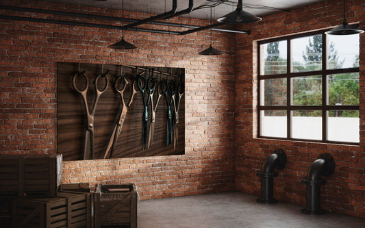 Cuadro decorativo canvas Tijeras 001