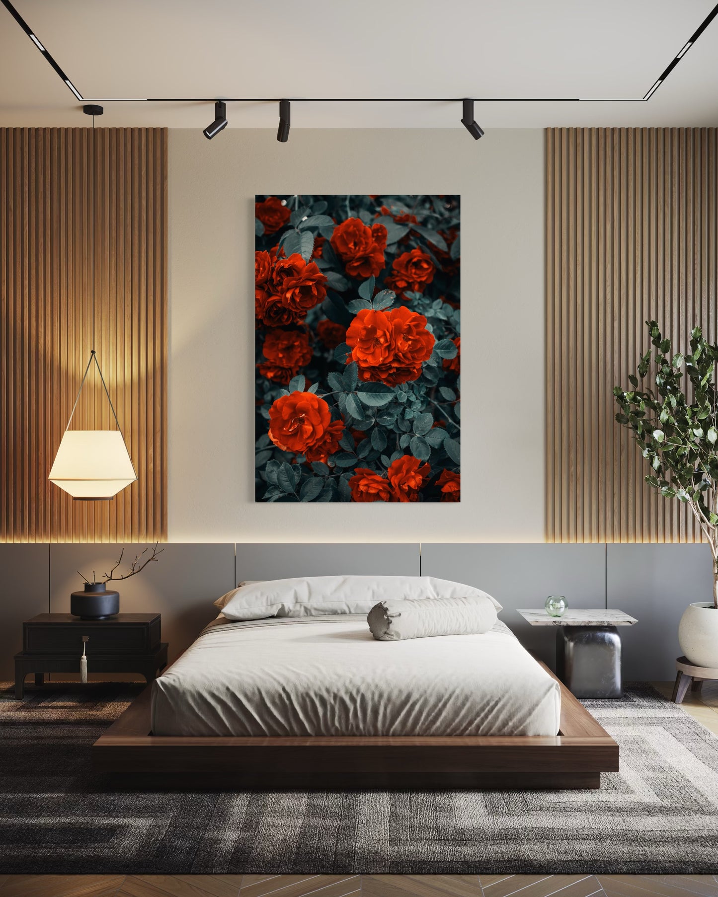 Cuadro decorativo canvas Flores 007