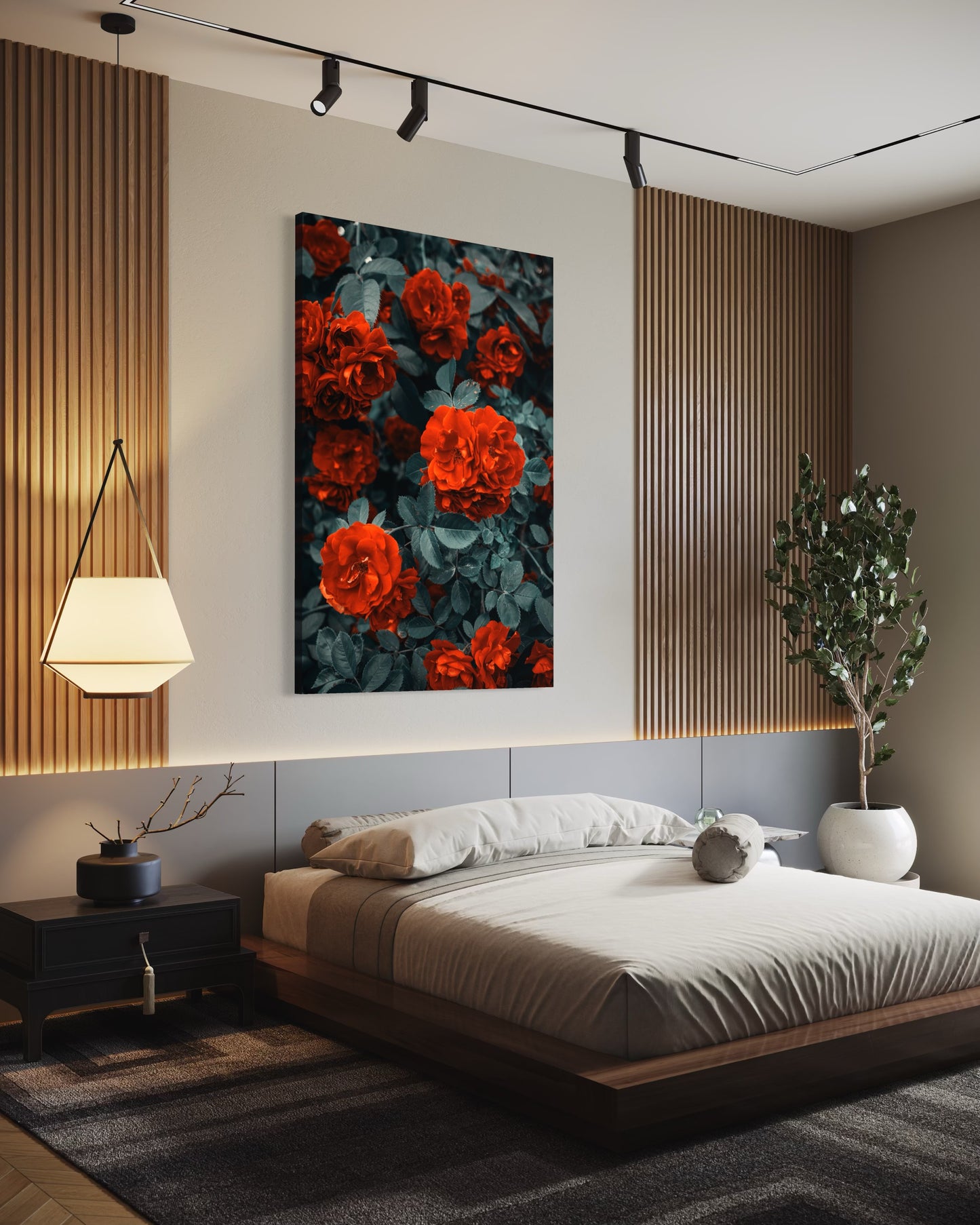Cuadro decorativo canvas Flores 007
