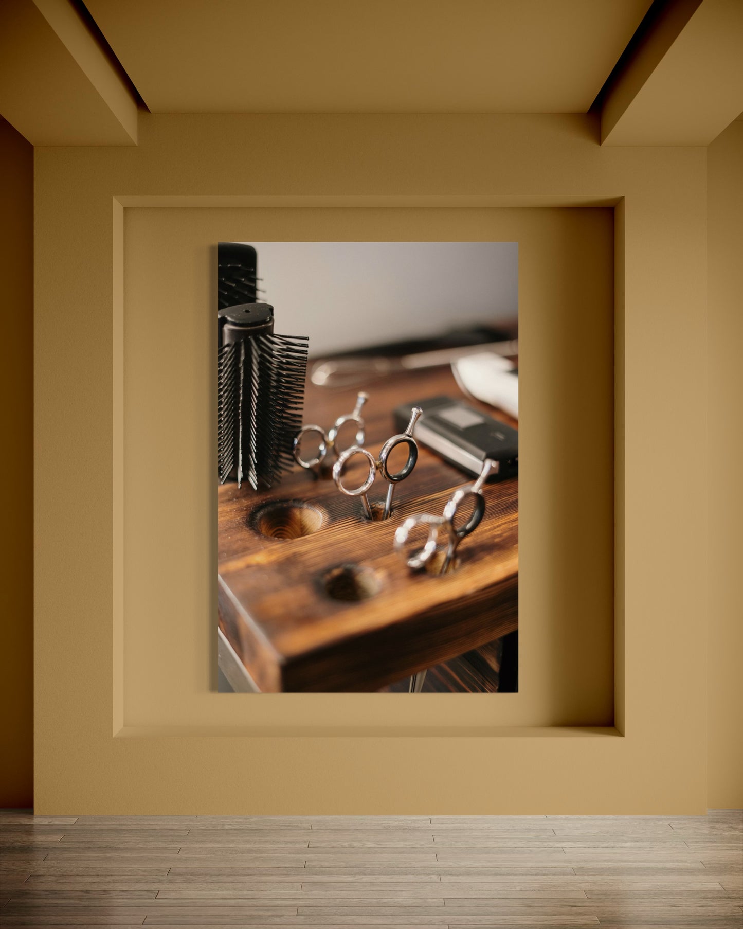 Cuadro decorativo canvas Tijeras 004