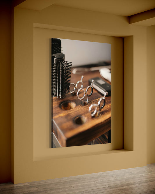 Cuadro decorativo canvas Tijeras 004