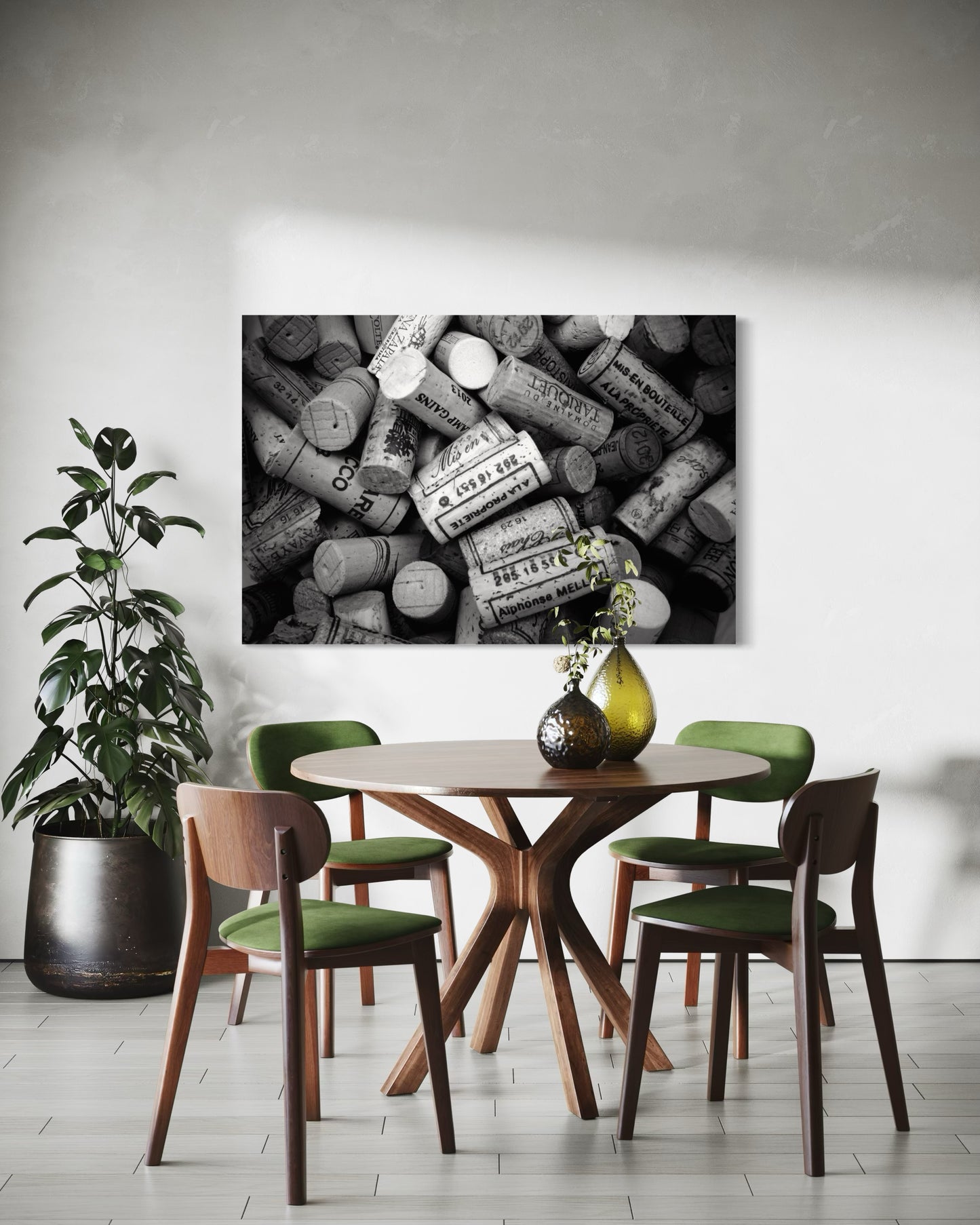 Cuadro decorativo canvas Corchos 001